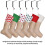 (Black) Christmas Metal Mantel Stocking Hanger Hooks 4