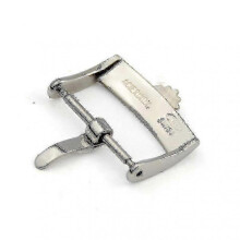 (Silver 16mm) Stainless Steel Safety Buckle, Suitable for Rolex Men's Watches, Insurance Buckle Accessories