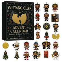 (26*18*3cm,Wudang Clan Blind Box)2025 Acrylic Christmas Tree Ornament Blind Box - Gundam, Jurassic Park, Wudang Clan Themes