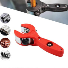 (Red) New Copper Pipe Cutter - Ratcheting Tubing Cutter Plumbing Tool