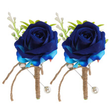 2Stück -Boutonniere Anzug Corsage Für