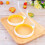 Egg Ring Gelb Silikon 2 3,9x3,9x5,1 Zoll 5