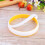 Egg Ring Gelb Silikon 2 3,9x3,9x5,1 Zoll 4