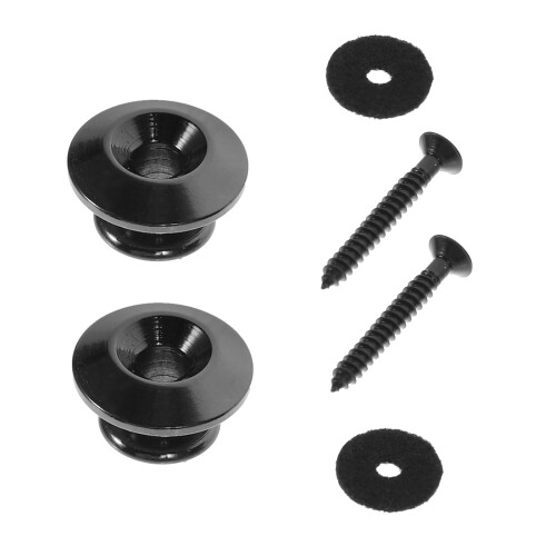 2 Gitarrenbügelverschlüsse Für Und E Gitarren Schwarz