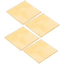 4 Metallplatten Für Bastelarbeiten Reparaturen, Messing