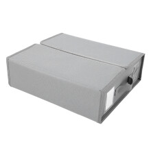 Storage Bin Mit Reißverschluss, Faltbar, Mit Sichtfenster, 1