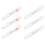 Semi Transparente Lidschatten-Applikatoren 6er Pack 8