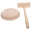 1Set Richterhammer Holz Beige Solider Auktionshammer Mit 1
