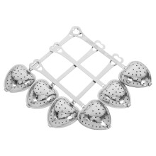 6St Stainless Steel Kugel Teeinfuser Aus Silberfarbenem