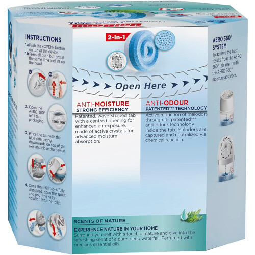 Unibond UniBond AERO 360° Moisture Absorber Refill 2 Pack 1
