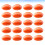 100Pcs Durable Orange Mouth Decor for DIY Crafts Toy Replacement 8