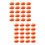 100Pcs Durable Orange Mouth Decor for DIY Crafts Toy Replacement 7