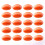 100Pcs Durable Orange Mouth Decor for DIY Crafts Toy Replacement 10