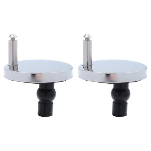 Raindrops 2 Oberteile Für Toilettensitz Schraubenabdeckung Schwarz 1