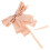 Große Schleife Pin Band Brosche Beige 1 Satz 6
