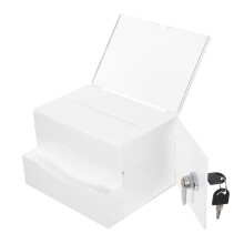 Acryl Spendenbox Mit Schloss Für Spendensammlung 1 Satz