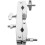 Drum Cowbell Halter Professionelles Design Metall Silber 1 4