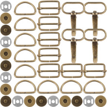 Bag Hardware Rings D Form 50 1,8 X 1 X 0,1 Zoll
