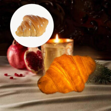 (A) Home Decor Croissant Bread Lamp Croissant Cross Bag Atmosphere Lamp Cake Shop Decoration Creative Gift Led Night Light