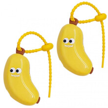 (2pcs, Yellow) Banana Toothbrush Cover, Portable Toothbrushprotector Cap Brush Pod Case, Fun Fruit Toothbrush Holder,Tooth Brush Travel Case Protector