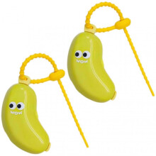(2pcs, Green) Banana Toothbrush Cover, Portable Toothbrushprotector Cap Brush Pod Case, Fun Fruit Toothbrush Holder,Tooth Brush Travel Case Protector