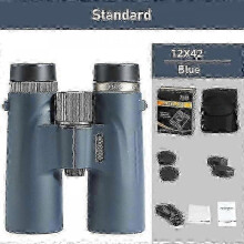 (Blue Standard) 12x42 Binoculars Professional HD Telescope Powerful Long Range BAK4 Prism For Hunting Outdoor Camping ED Lens IPX7 Waterproof