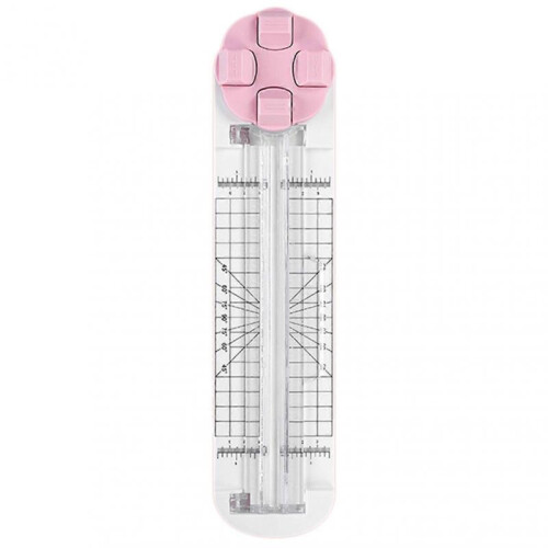 (Pink) 4 In 1 Paper Trimmer Professional DIY Scrapbooking Tool for Home
