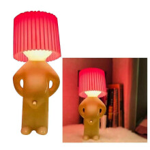 (Pink) Naughty Boy Mr.p A Little Shy Man Creative Lamp Small Night Lights100% New