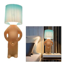 (Blue) Shy Man Lamp, Naughty Boy Creative Desk Lamp A Little Desk Shy Man Lamp -cdsx[PB]