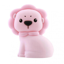 (Pink) Cartoon Animal Night Light Baby USB Charging LED Bedside Lamp for Boys Girls Cute Safe Portable Energy Efficient Fun Adjustable [HS]