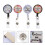 4Stk ABS Badge Halter Mit Clip Für Und 4