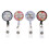 4Stk ABS Badge Halter Mit Clip Für Und 3