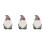 3 Santa Keramik Teller Geschirr 6