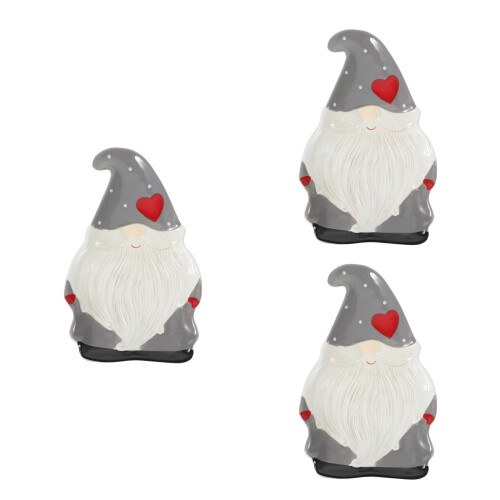 3 Santa Keramik Teller Geschirr 2