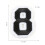Number Applikation Bügelapplikation Aufkleber 3