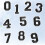 Number Applikation Bügelapplikation Aufkleber 6