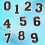 Number Applikation Bügelapplikation Aufkleber 8
