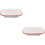 2Stk Emaille Backform Bratblech Behälter 8
