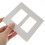 Outlet Covers Wandplatte Weiß 1 8