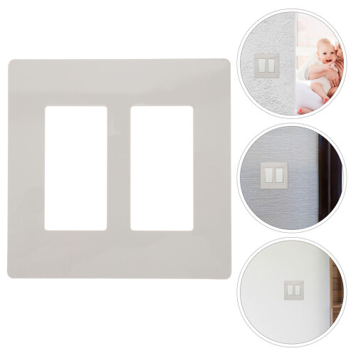 Outlet Covers Wandplatte Weiß 1 2