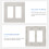 Outlet Covers Wandplatte Weiß 1 9