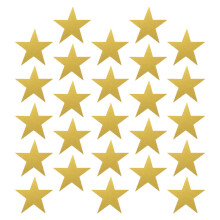 Cake-Dekorationen Goldene Sterne Ausschnitte Glitzerpapier 60