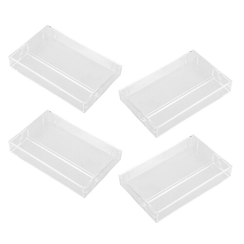 Mlins 4 Tape Storage Box 10,80x7,00x1,60 cm Transparent