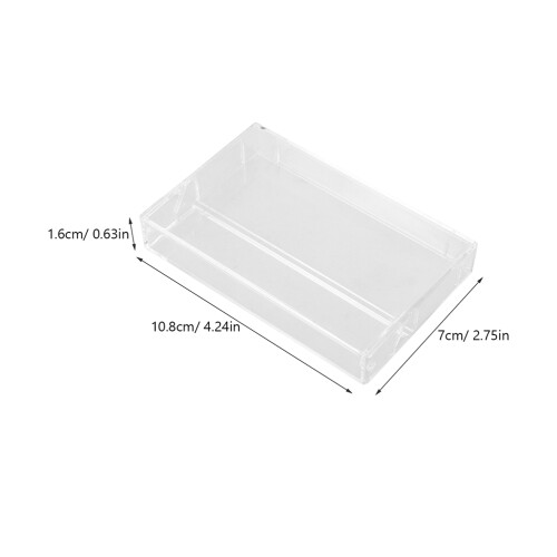 Mlins 4 Tape Storage Box 10,80x7,00x1,60 cm Transparent 1