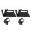 Grinder Sicherheitsschutz Schneidehalterung Schwarz 2 Sets 9