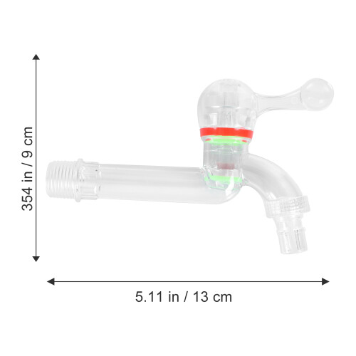 Hose Pipe 2 Transparente Wasserhahnspender Für Außenhahn 1