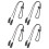 Hat Strap Retainers 4 Winddicht Hut Zubehör Für Damen 11