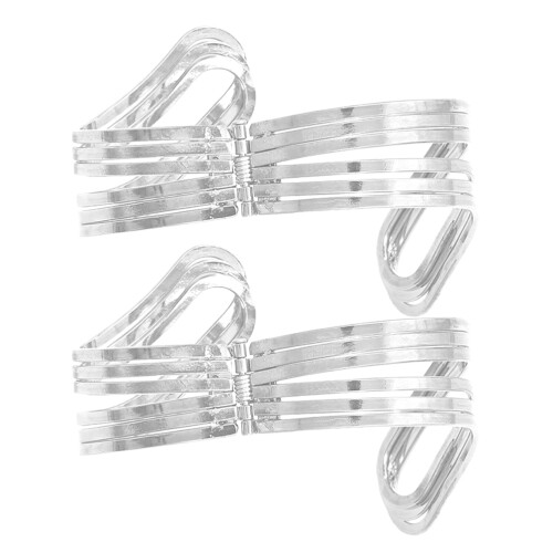 2Stk. Vorhangring Aus Legierungsmetall
