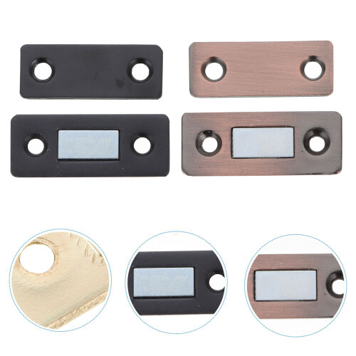 4 Sets Unsichtbare Türstopper Mit Starkem Magnet Und Eisen 2