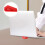 2 . Laptopständer Computertisch 7,50x2,90x2,80 cm Rot 5
